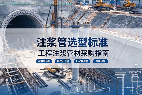 新华注浆管选型标准