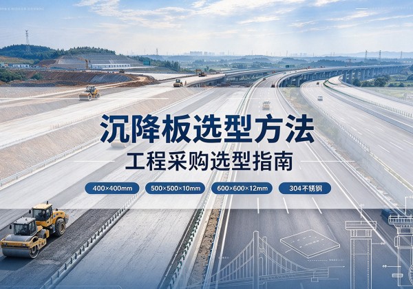 新华沉降板选择方法